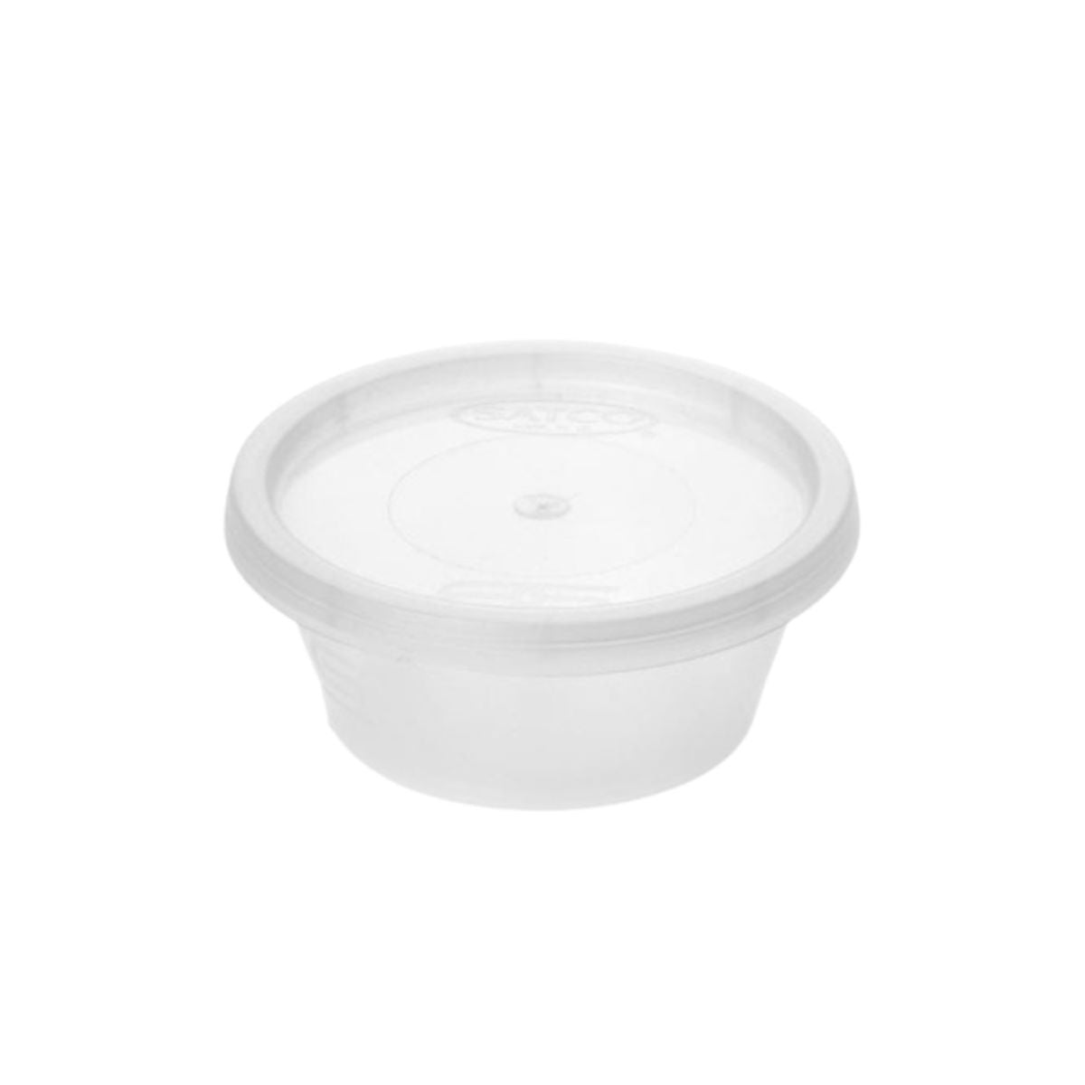 2oz Round Plastic Container - 1000 Pieces