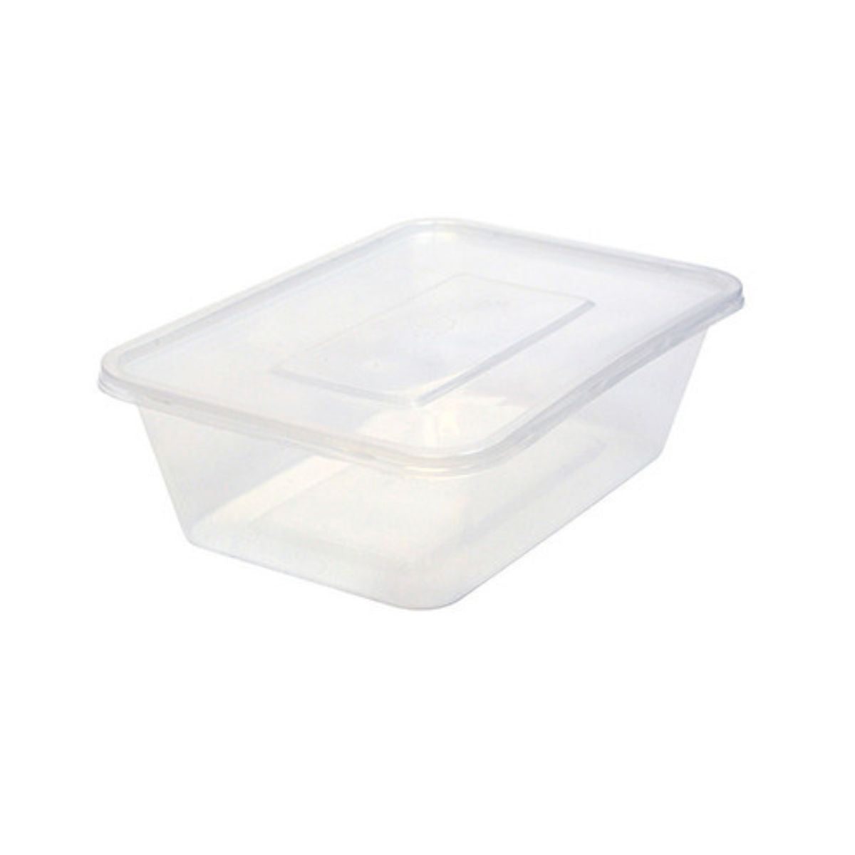 750ml Rectangle Plastic Container - 250 Pieces