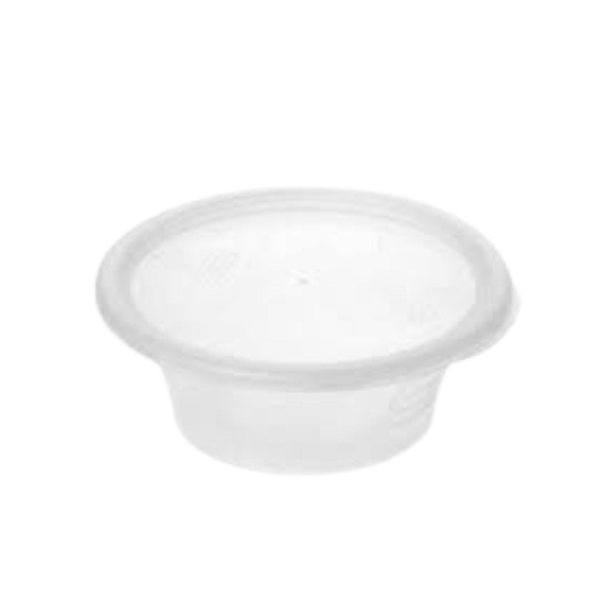 8oz Round Plastic Container - 250 Pieces