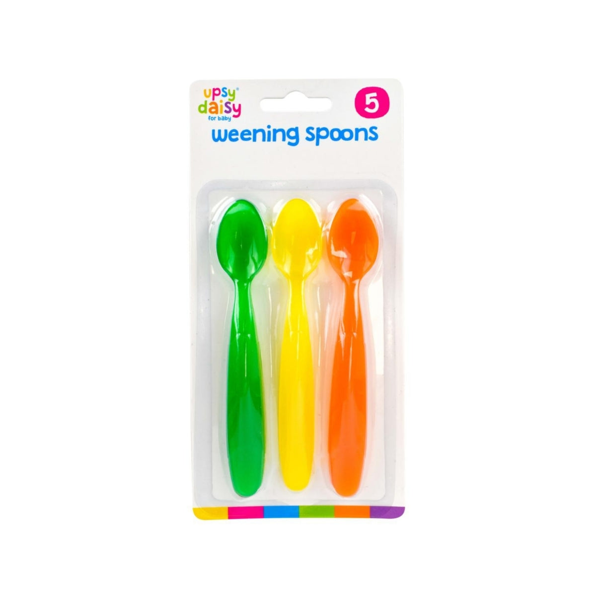Baby Weaning Spoons 5pk - 12 Units
