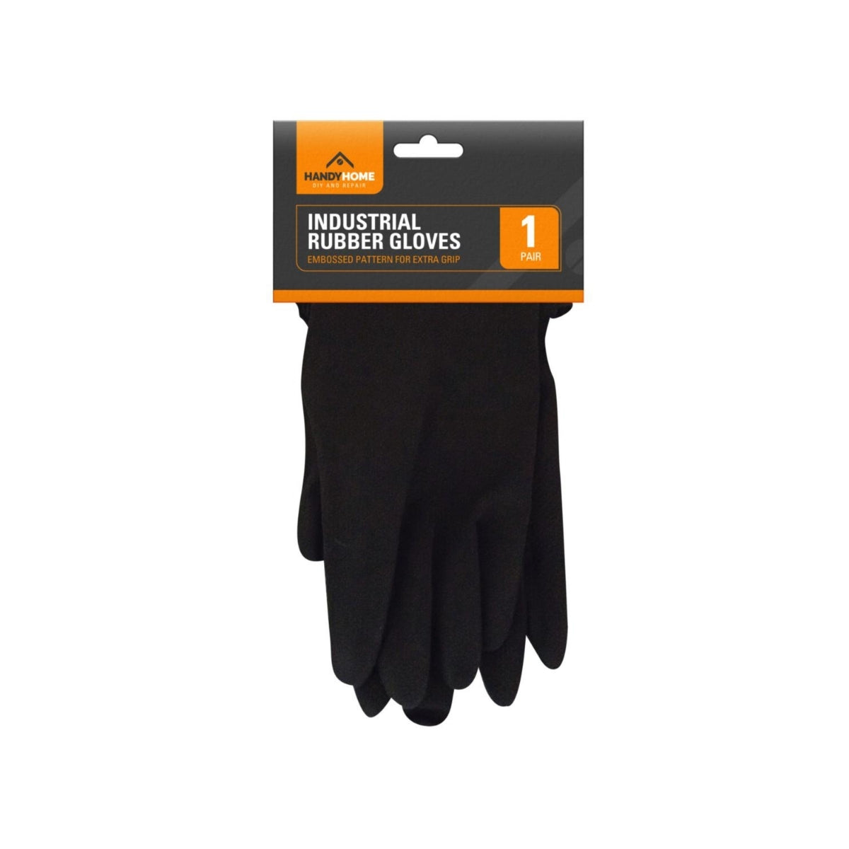 Large Industrial Rubber Gloves 1 Pair - 24 Units
