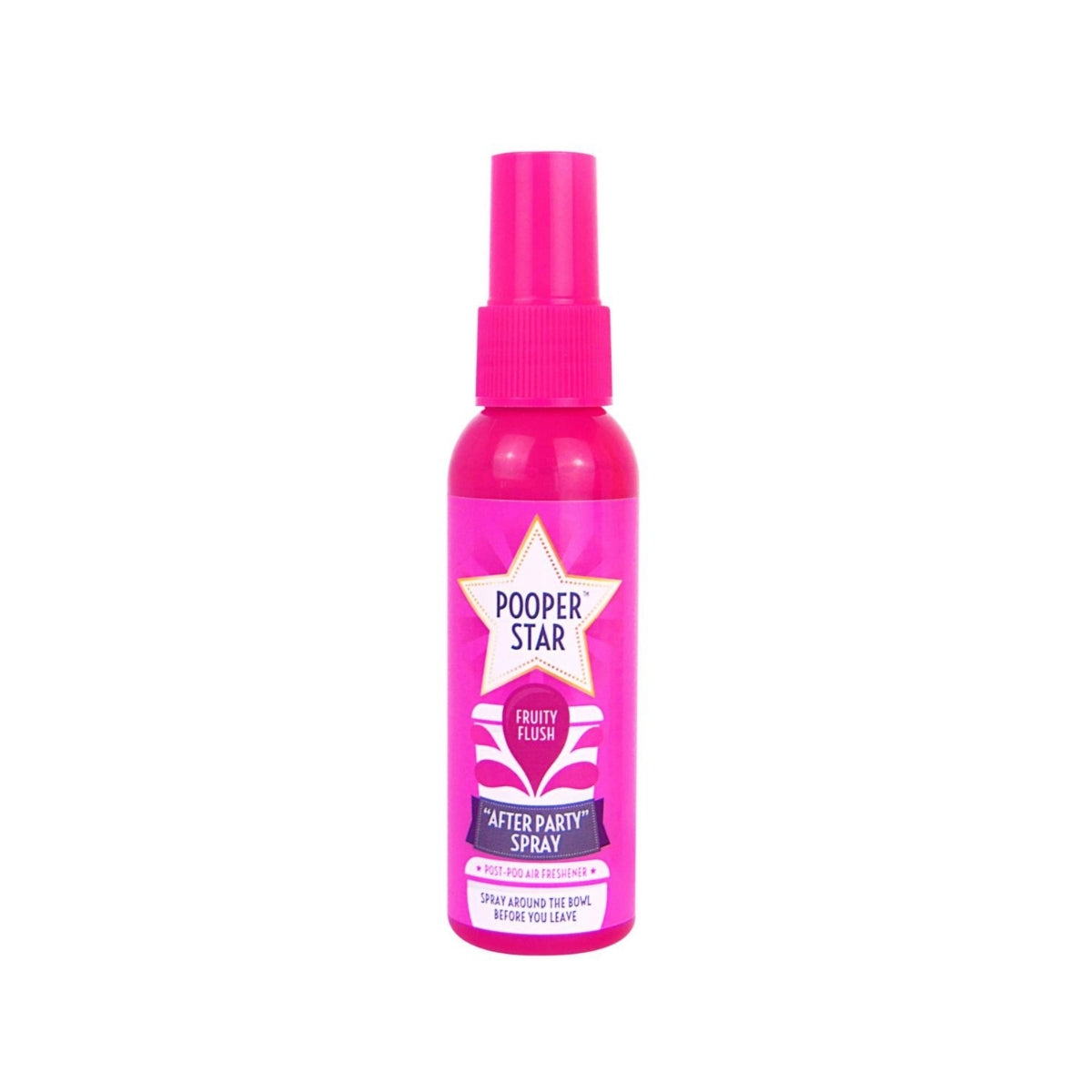 Pooper Star Toilet Spray Fruity 60ml - 24 Units